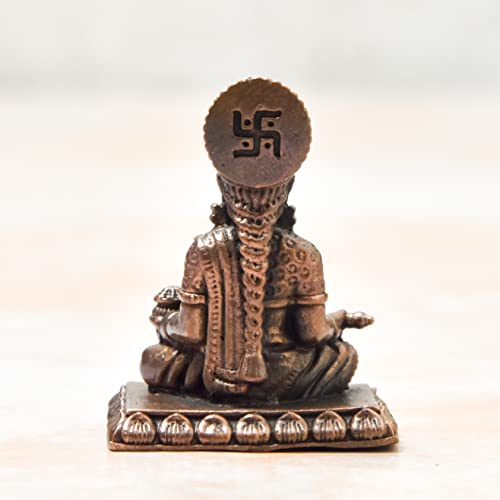 Handmade Copper Annapurna Devi Idol Bhimonee Decor