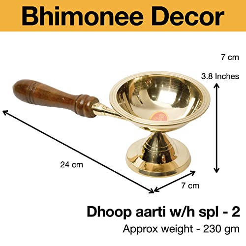 Brass Dhoop Aarti Size