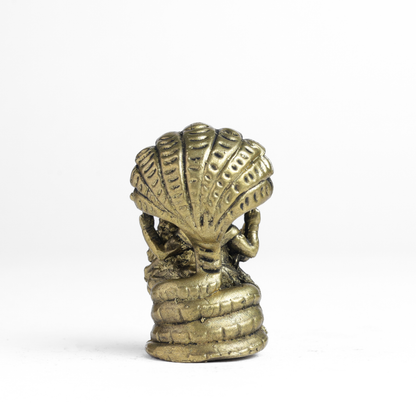 Bhimonee Decor 70 gm Lakshmi Narasimha Panchloha Idol | Size 5 × 3 × 3 CM | Handcrafted Divine Form for Home & Temple Décor