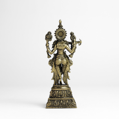 Bhimonee Decor 150 gm South Krishna Panchloha Idol | Size 9 × 3 × 3 CM | Handcrafted Traditional Divine Statue for Home & Temple Décor