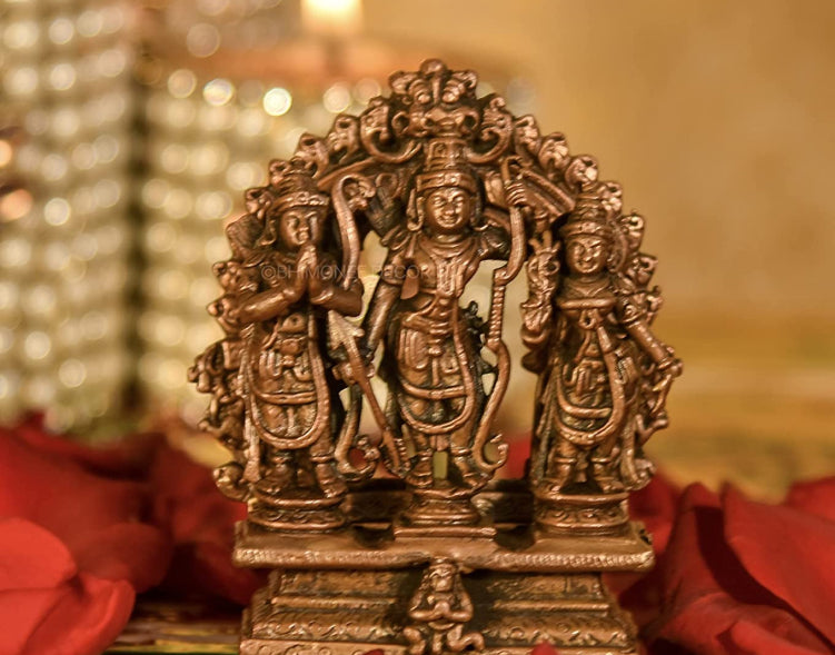 Shri Ram Darbar Copper Idol | Bhimonee Decor