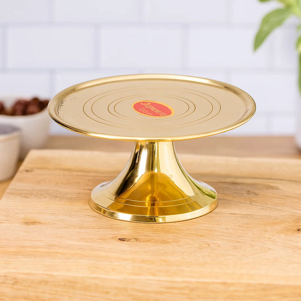 Bhimonee Decor Brass Mukkali Stool, Pooja Chowki for Pooja Purposes Home Decor, 2.5 inches, 250 gm