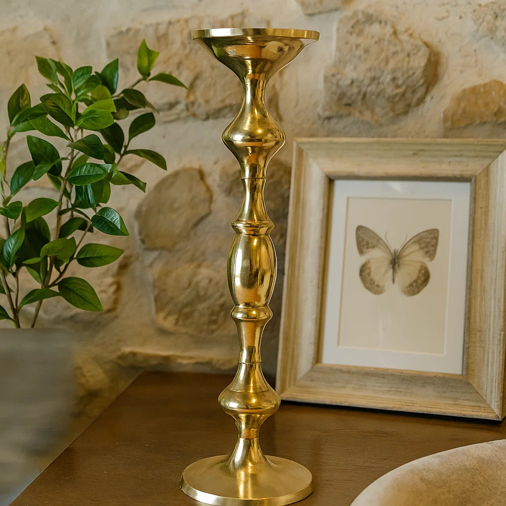 Bhimonee Decor Brass Urli/Uruli Stand 40cm, 60cm Height