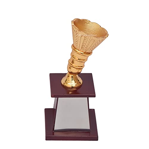 Bhimonee Decor by Modern Sports and Gifts 6.5 inches Best Badminton| Shuttlecock | Badminton Championship Metal Trophy| Award