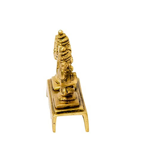  Brass Ganesha Lakshmi Idol Decor