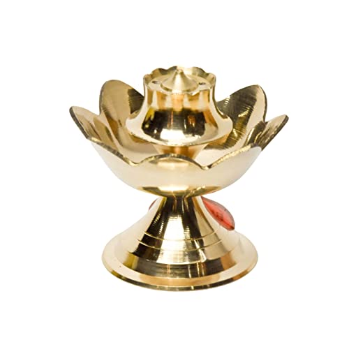 Brass Lotus Design Agarbatti/Dhoop Holder India