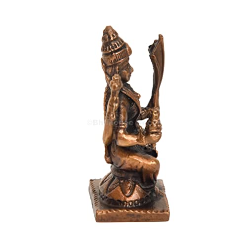 Handmade Copper Rajarajeshwari Idol Bhimonee Decor