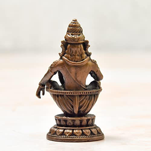 Copper Handmade Ayyappa Swamy Ido Bhimonee Decor