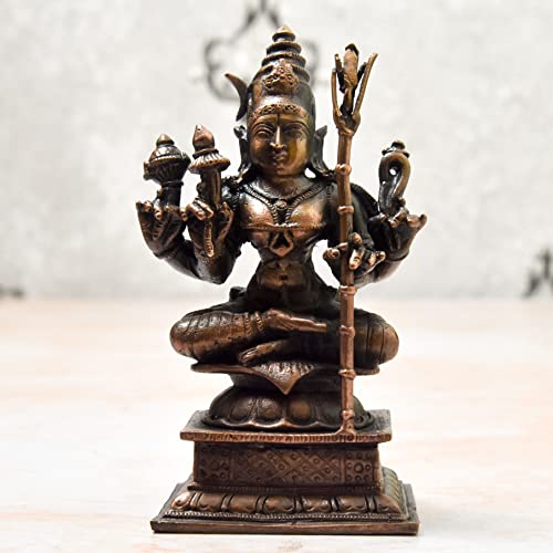 Handmade Copper Rajarajeshwari Idol 