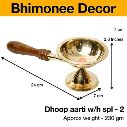  Brass Dhoop Aarti Size