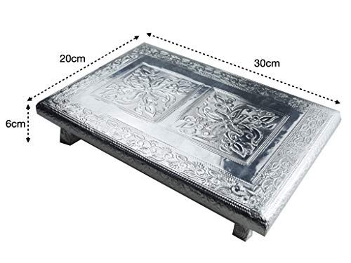 Aluminium Foil Designer Rectangle Chowki Dimension