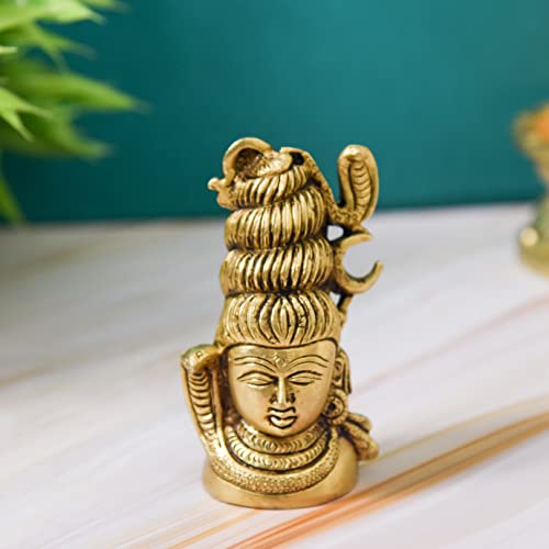 Brass Shiva Head