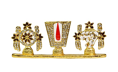 Buy Shanku Chakra Namah Stone Work Showpiece