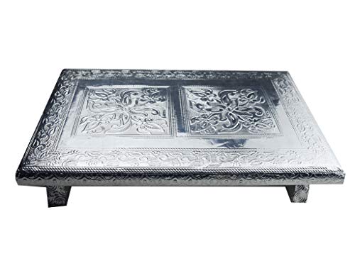 Aluminium Foil Designer Rectangle Chowki