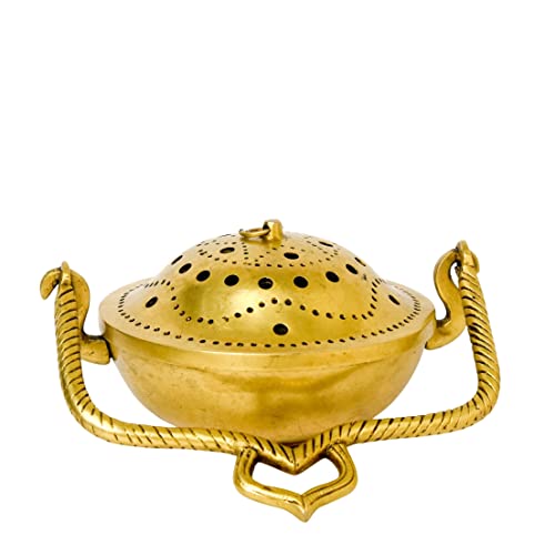 Brass Agarbatti/Dhoop Holder with Handle