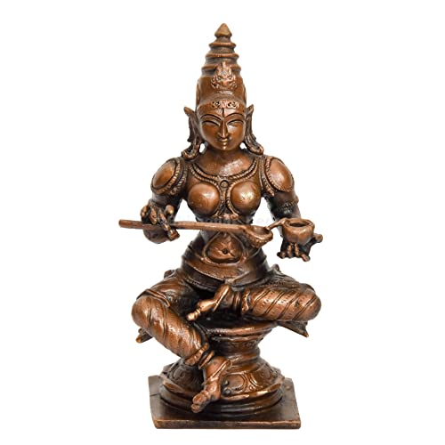 Handmade Copper Annapurna Devi Idol 