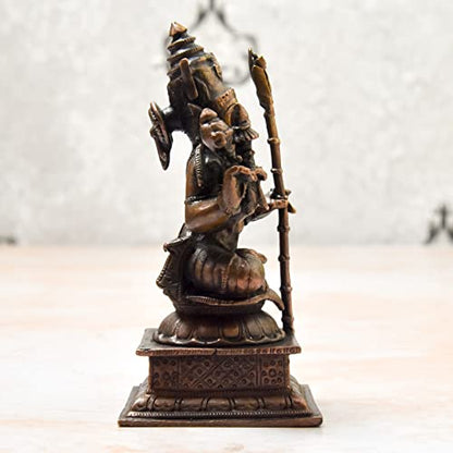 Handmade Copper Rajarajeshwari Idol India