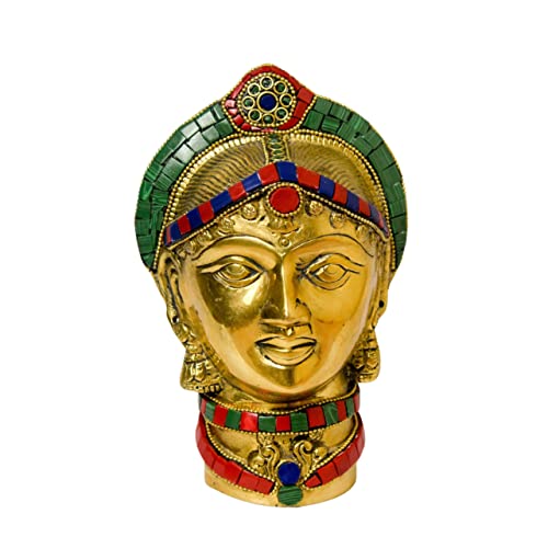 Brass Stone Work Gowri Head India