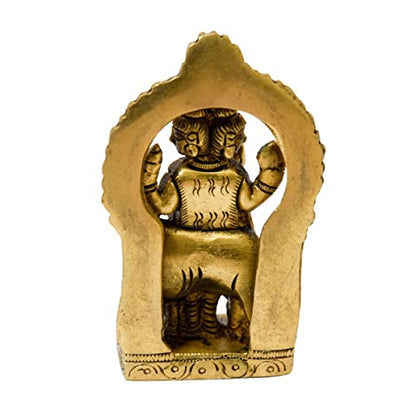 Brass Datatraya with Prabhavali Idol Decor