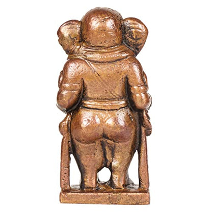 Copper Yedmunji Ganesha Idol 