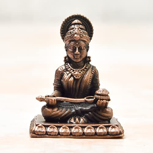 Handmade Copper Annapurna Devi Idol