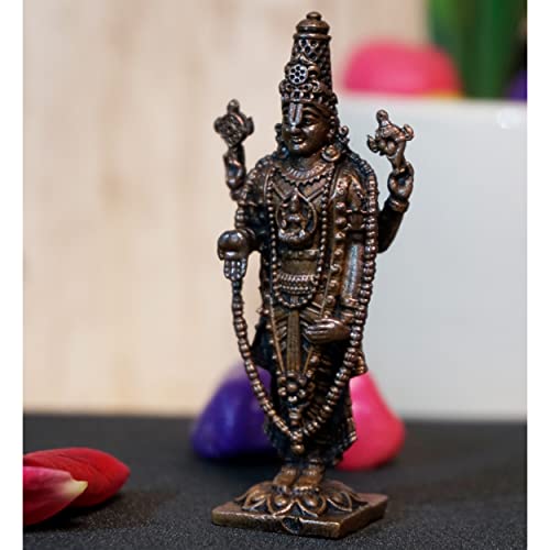 Handmade Copper Balaji Idol Spl India