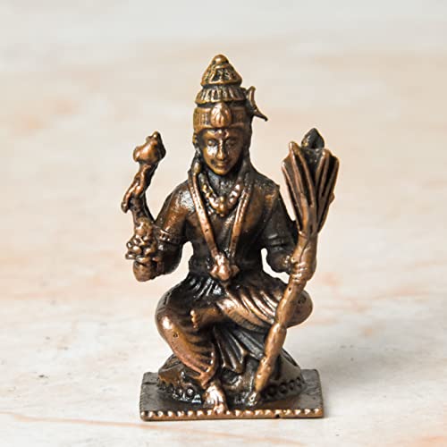 Copper Idols India Handmade Rajarajeshwari Idol