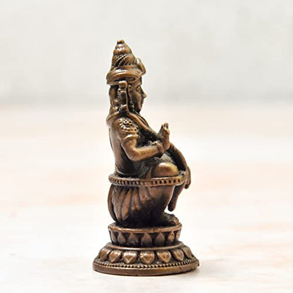 Copper Handmade Ayyappa Swamy Idol India