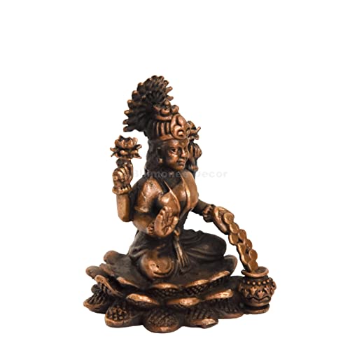 Copper Dhan Lakshmi Idol 