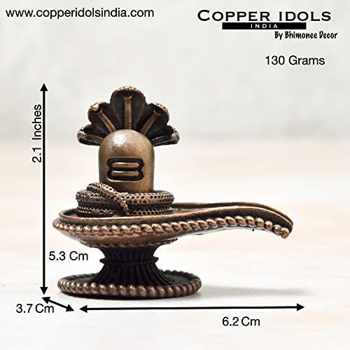 Copper Shivalinga Dimensions