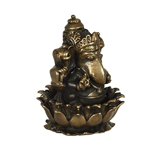 Lotus Ganesha 2 inches Sitting Idol