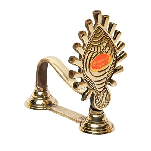Pure Brass Shankh  5.5 Inches Aarti Deep