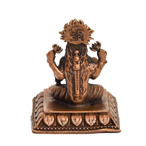 Handmade Copper Lakshmi Idol Bhimonee Decor