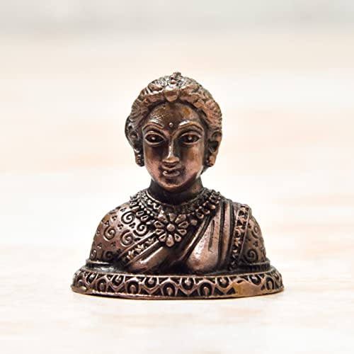 Handmade Copper Gowri Idol