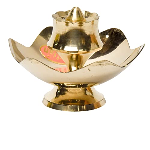 Brass Lotus Design Agarbatti/Dhoop Holder India
