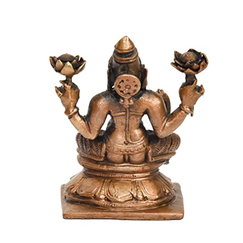 Handmade Copper Lakshmi Idol Bhimonee Decor