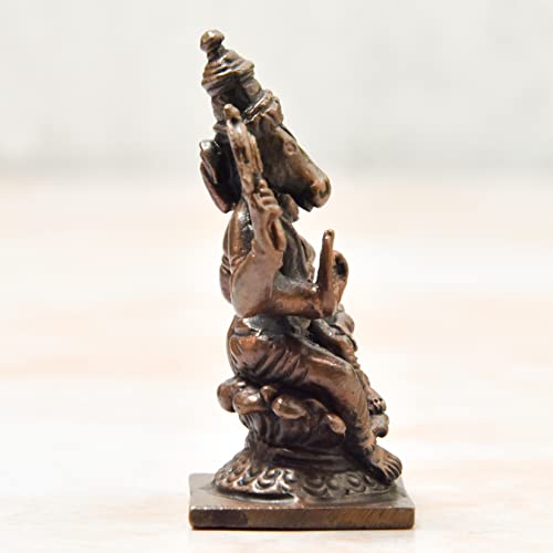 Handmade Copper Lakshmi Hayagriva Idol India