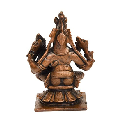  Handmade Copper Hayagriva Lakshmi Idol Bhimonee Decor