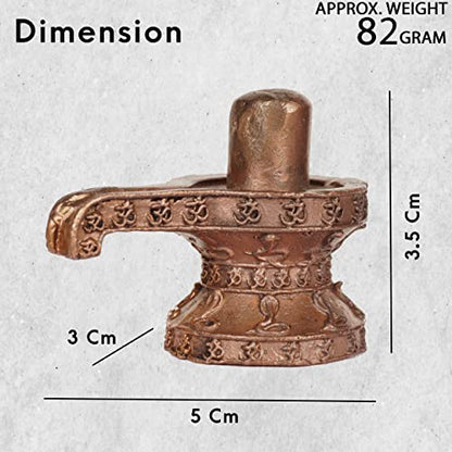  Copper Handmade Shivalinga Dimensions