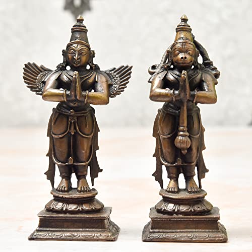 Copper Garuda Hanuman Set 4 inch