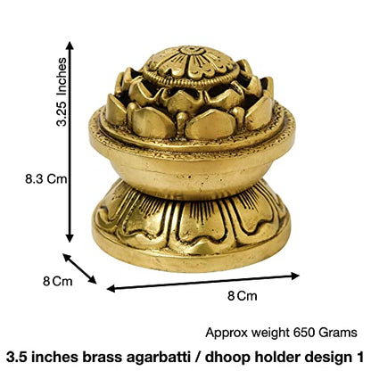 Buy Brass Agarbatti/Dhoop Holder, 3.25 inches Size
