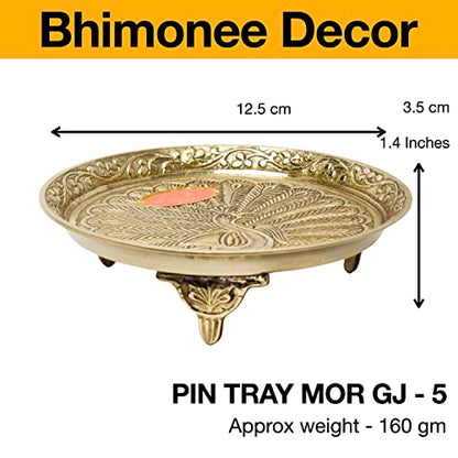 Peacock Design Pin Tray Dimensions