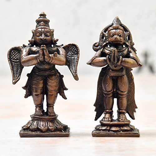 Copper Garuda Hanuman Set 2.75 inch