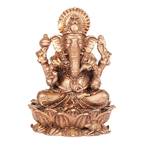  Handmade Copper Ganesha Idol