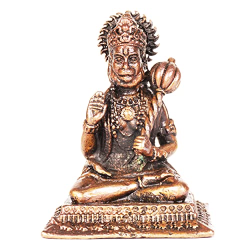  Handmade Copper Hanuman Idol