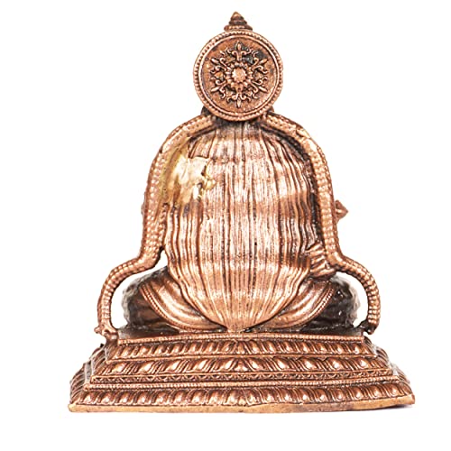 Handmade Copper Annapurna Devi Idol 2.8 inches