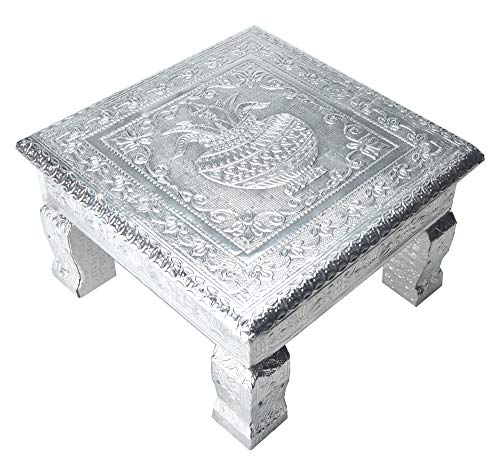 Fancy Aluminium Foil Designer 15x15 Rectangle Chowki