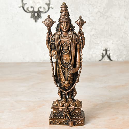 Handmade Copper Balaji Idol with Garuda Spl