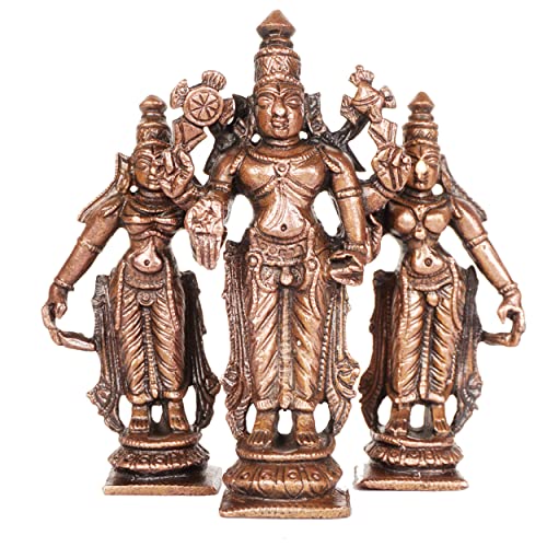 Handmade Copper Balaji Idol Set